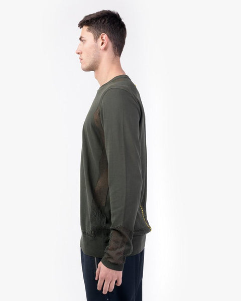 Mesh Crewneck in Green by OAMC at Mohawk General Store
