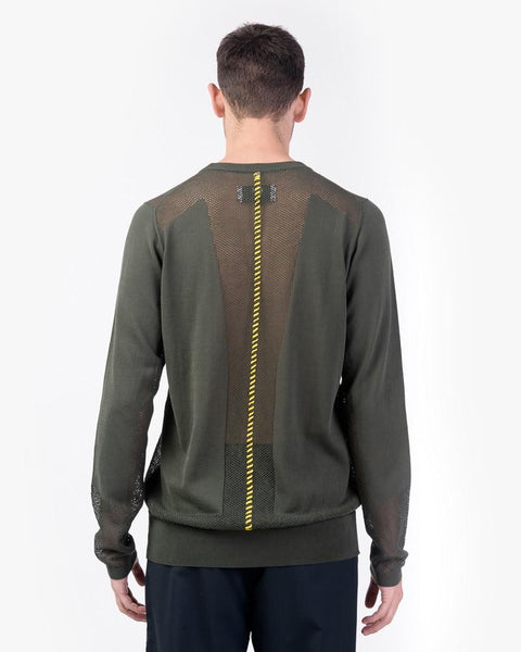 Mesh Crewneck in Green by OAMC at Mohawk General Store