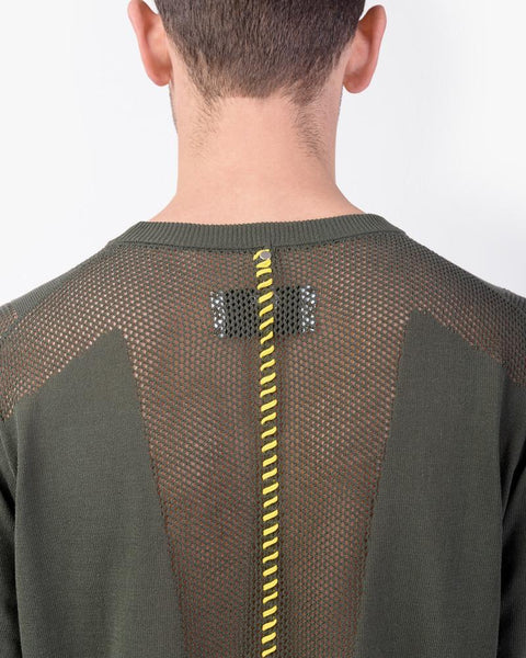 Mesh Crewneck in Green by OAMC at Mohawk General Store