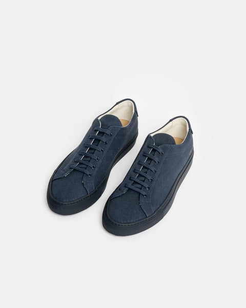 Achilles Low in Canvas Navy by Common Projects at Mohawk General Store