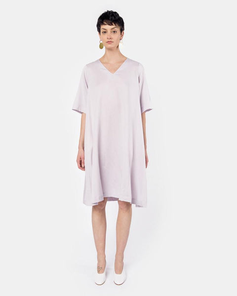 V-Dress in Lavender by SMOCK Woman at Mohawk General Store