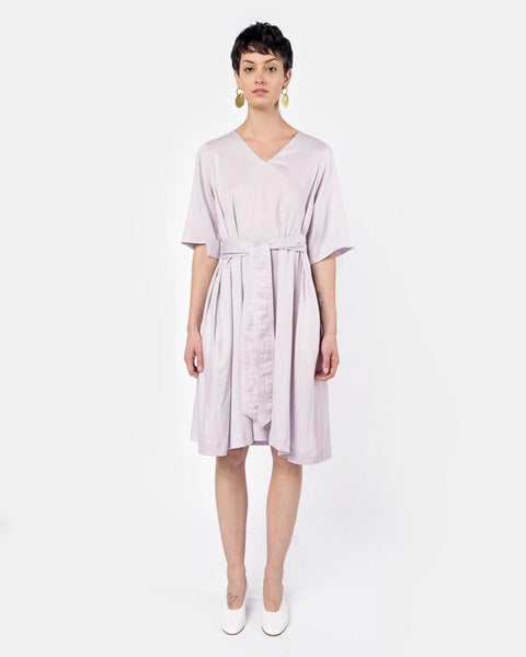 V-Dress in Lavender by SMOCK Woman at Mohawk General Store