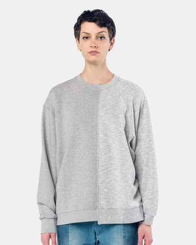French Terry Drop Raglan Sweatshirt in Grey by StandAlone at Mohawk General Store