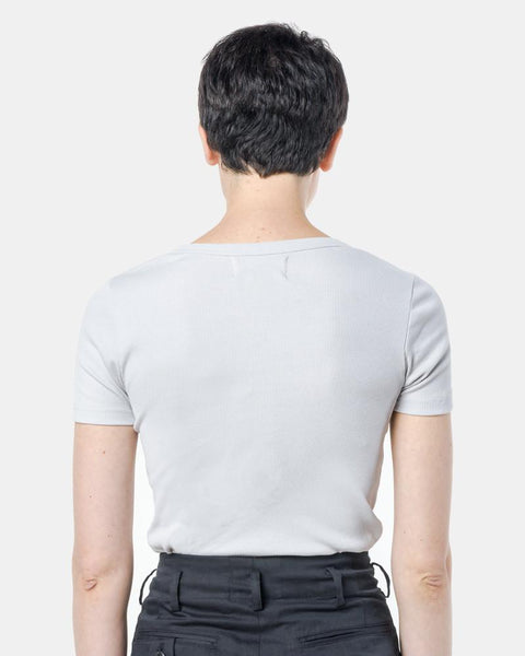 Short Sleeve Tereco Pima Tee in Grey by SMOCK Woman at Mohawk General Store