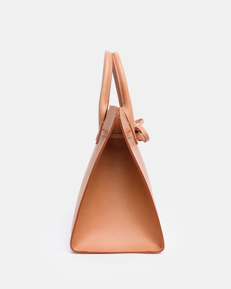 Mansur Gavriel Large Leather Tote Cammello/ Rosa