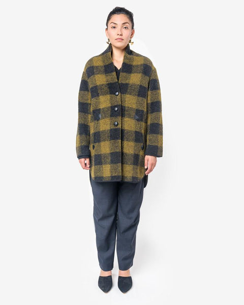 Gino Coat in Dark Green by Isabel Marant Étoile at Mohawk General Store