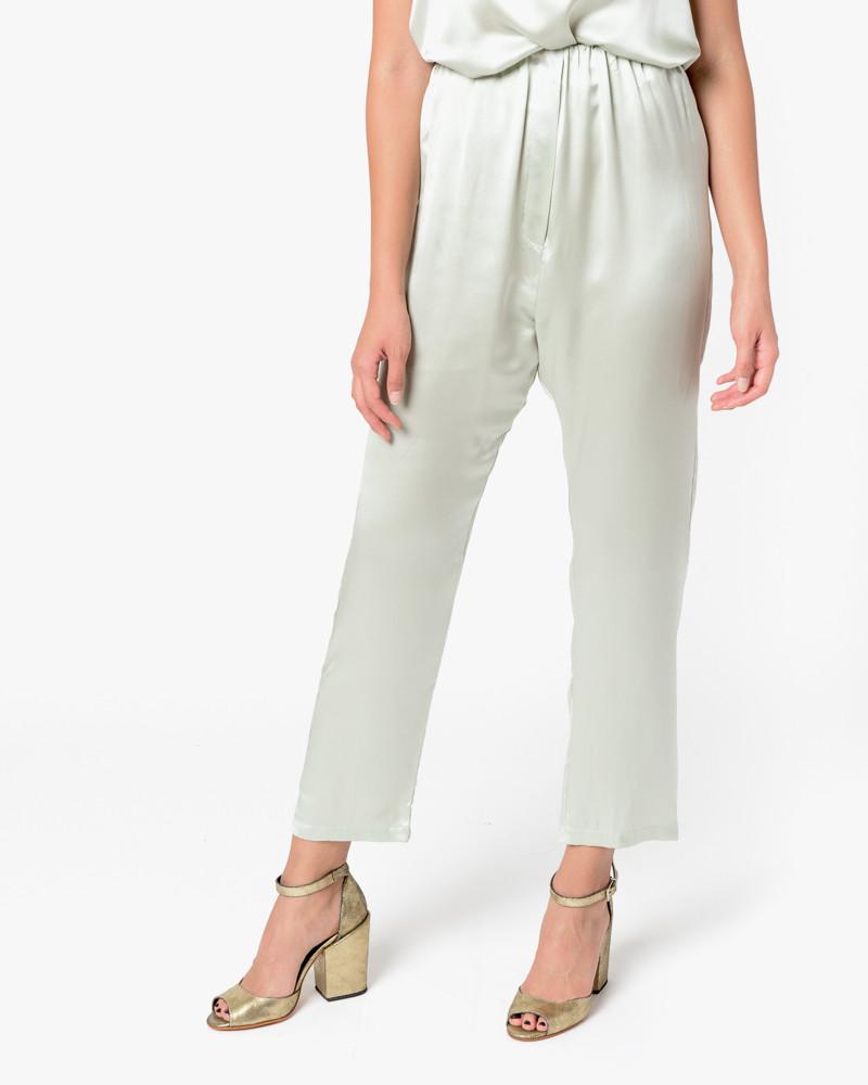 Azour Highwaist Pants in Dusty Blue – minimal-theme-fashion