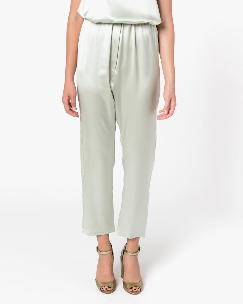 Azour Highwaist Pants in Dusty Blue – minimal-theme-fashion