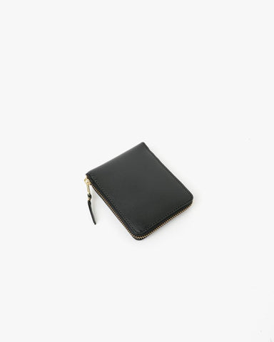 Small Zip Wallet in Black by Comme des Garçons at Mohawk General Store - 1