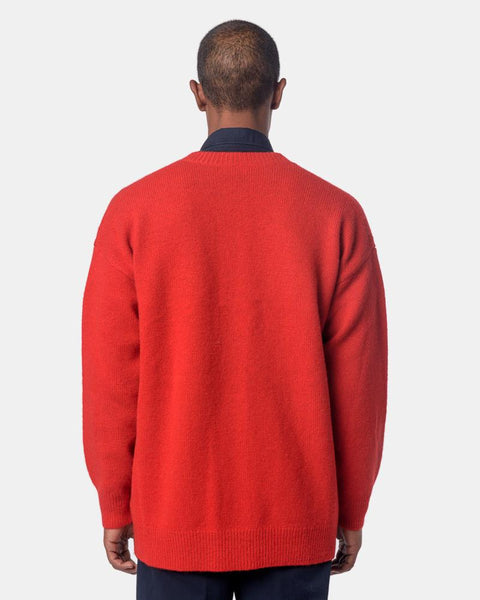 Taxes Cardigan in Red by Dries Van Noten Mohawk General Store
