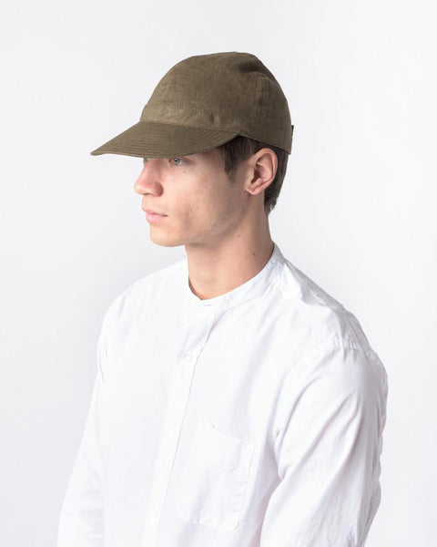 Linen Scout Cap in Olive by SMOCK Man at Mohawk General Store - 5