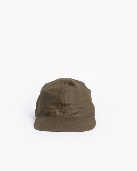 Linen Scout Cap in Olive by SMOCK Man at Mohawk General Store - 2