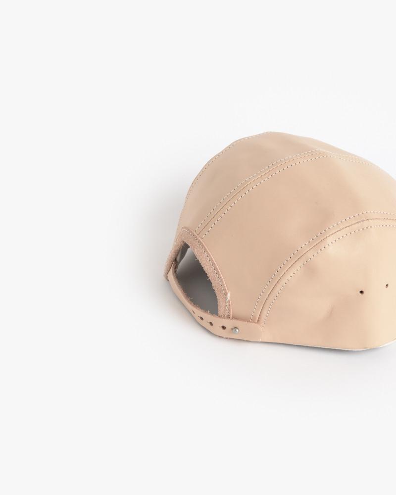 Jet Cap in Natural Leather