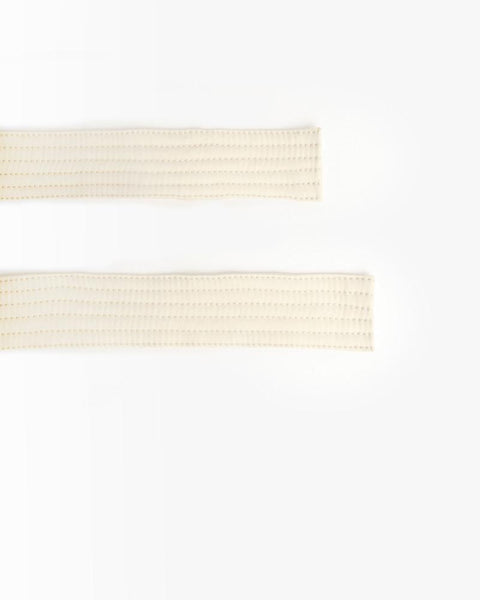 Fabric Belt in Ecru by Dries Van Noten Man at Mohawk General Store