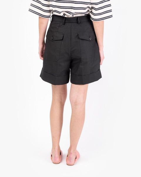 Patrick Short in Black by Dries Van Noten Woman at Mohawk General Store