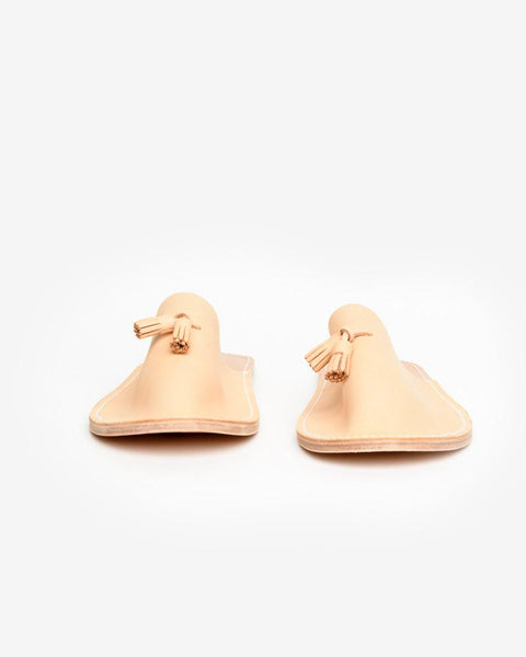 Leather Slipper in Natural by Hender Scheme at Mohawk General Store