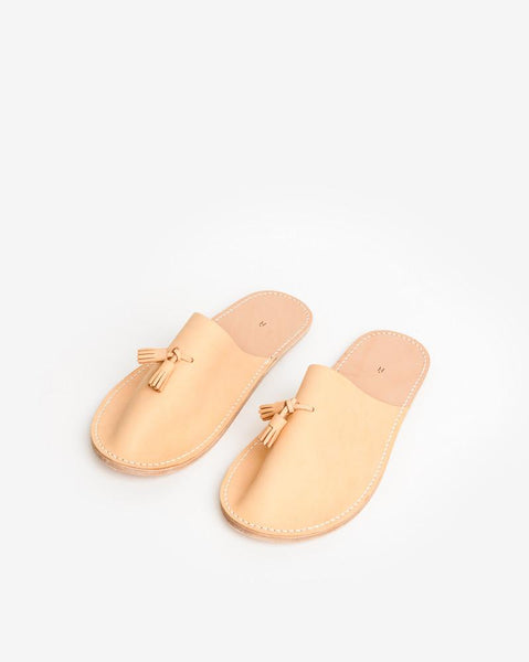 Leather Slipper in Natural by Hender Scheme at Mohawk General Store