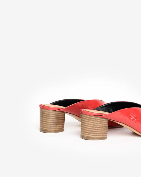 Measha Mules in Red by Isabel Marant at Mohawk General Store