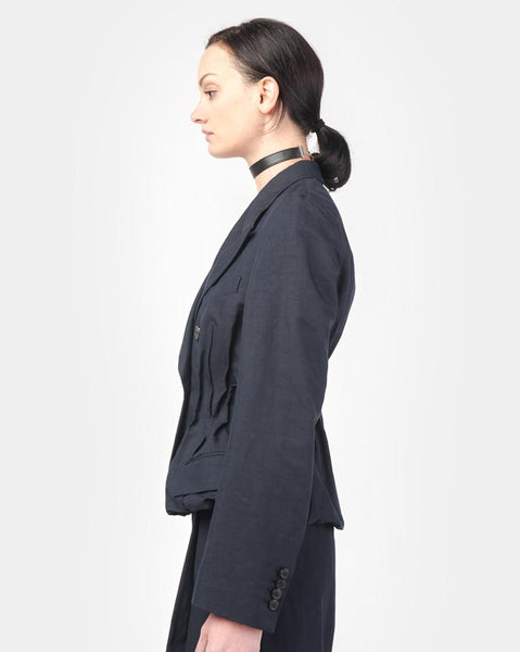 Biard Jacket in Navy by Dries Van Noten Woman at Mohawk General Store