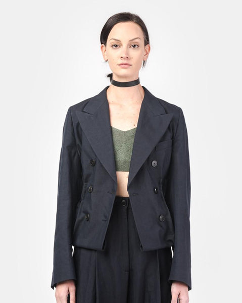Biard Jacket in Navy by Dries Van Noten Woman at Mohawk General Store