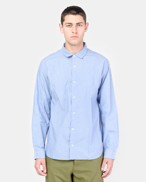 Spread Collar Shirt in Blue by SMOCK Man at Mohawk General Store