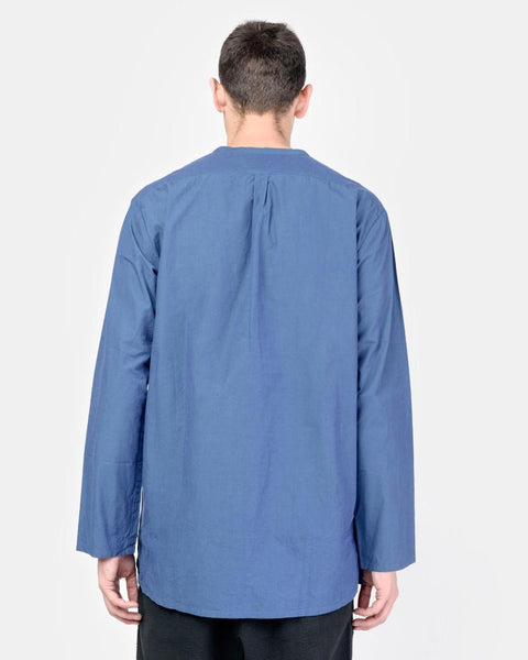 Poolside Popover Shirt in Blue by SMOCK Man at Mohawk General Store