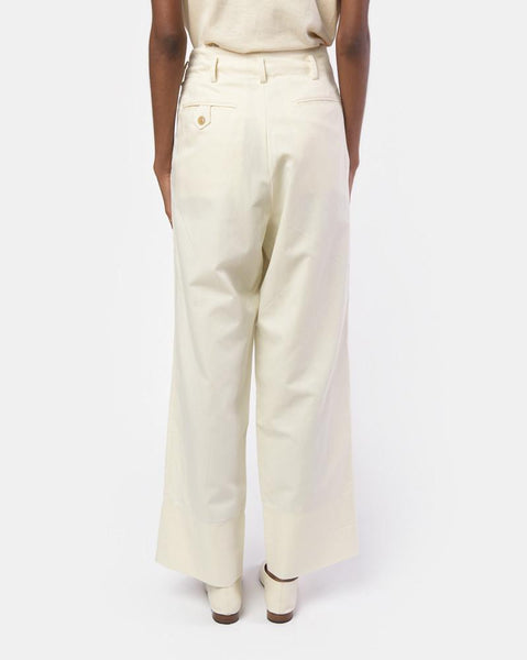 Isamu Pant in Cream by SMOCK Woman at Mohawk General Store
