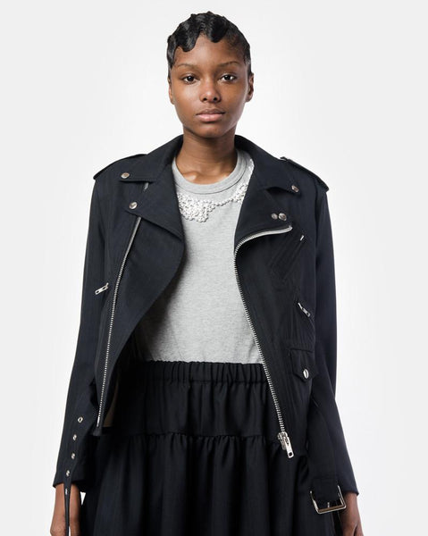 Tropical Wool Biker Jacket by Comme Des Garcons Comme Des Garcons Mohawk General Store