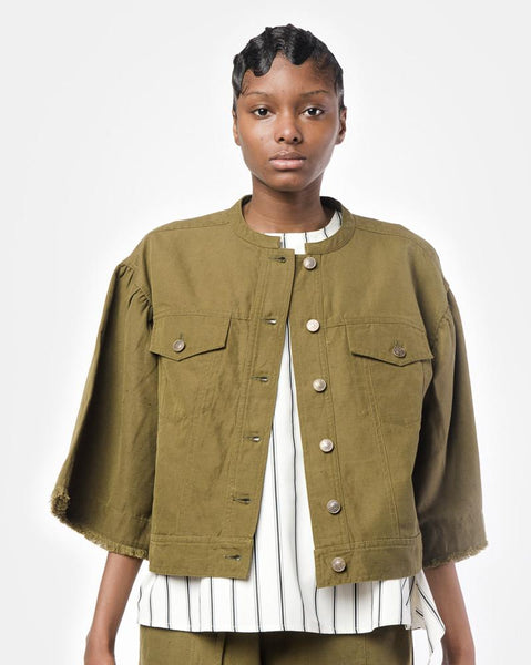 Ulla Johnson Kloe Jacket in Olive
