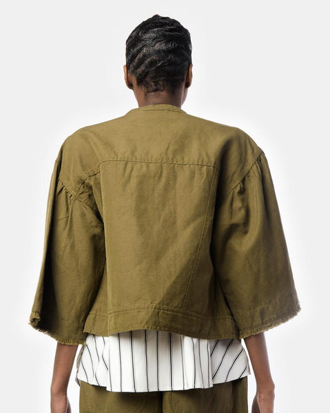 Kloe Jacket in Olive by Ulla Johnson at Mohawk General Store
