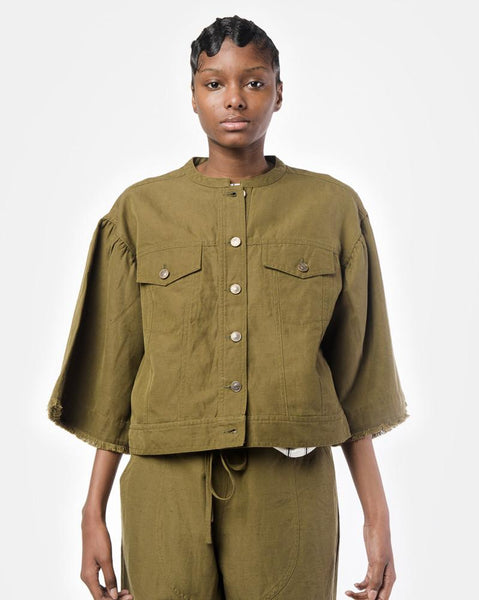 Ulla Johnson Kloe Jacket in Olive