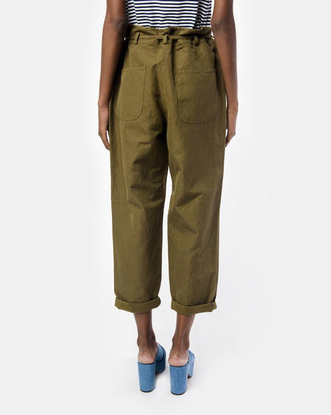 Agata Pants in Olive by Ulla Johnson at Mohawk General Store