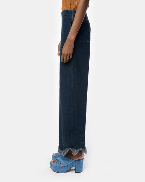 Robert Clergerie Esthert Platform Sandal in Denim Mohawk General Store