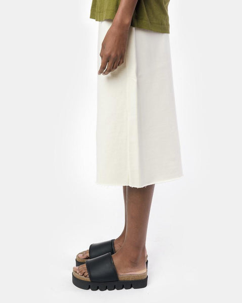 Raw Edge Shorts in Cream by MM6 Maison Margiela at Mohawk General Store