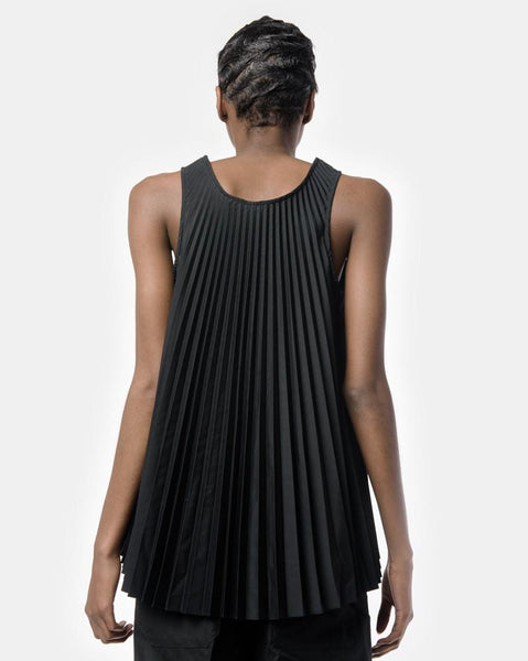 Pleat Arc Top in Onyx Black by Shaina Mote at Mohawk General Store