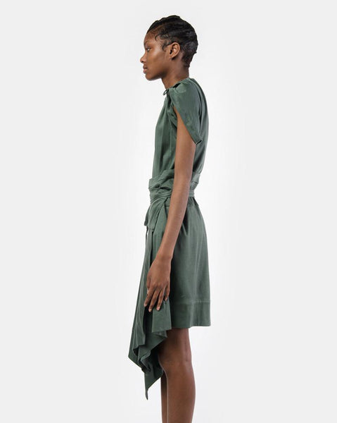 Isabel Marant Loko Dress in Verdigris