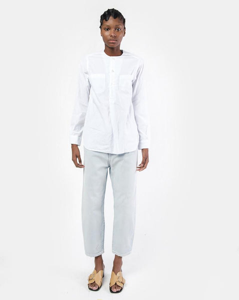 Irving Shirt in White Broadcloth by Engineered Garments FWK at Mohawk General Store