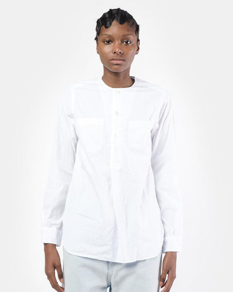 Irving Shirt in White Broadcloth by Engineered Garments FWK at Mohawk General Store