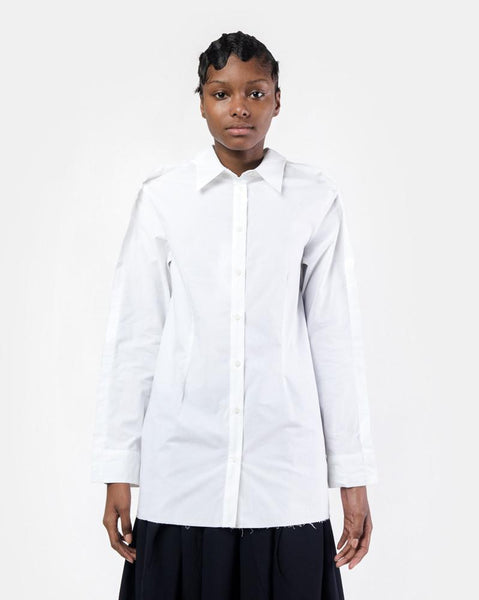 Shirt in White by MM6 Maison Margiela at Mohawk General Store