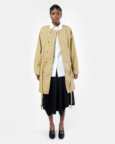 Liner Coat in Khaki by Monitaly at Mohawk General Store