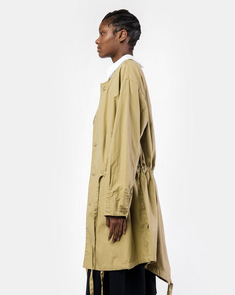 Liner Coat in Khaki by Monitaly at Mohawk General Store