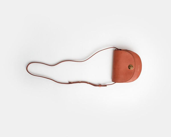 Mini Saddle Bag in Brandy by Mansur Gavriel at Mohawk General Store