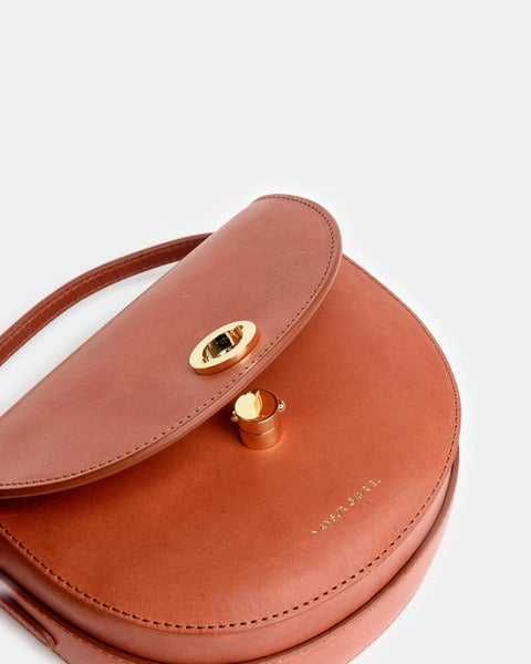 Mini Saddle Bag in Brandy by Mansur Gavriel at Mohawk General Store