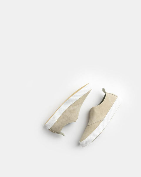 Slip On Sneaker in Chalk by SMOCK Man at Mohawk General Store