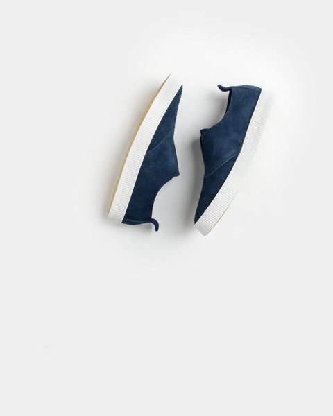 Slip On Sneaker in Navy by SMOCK Man at Mohawk General Store