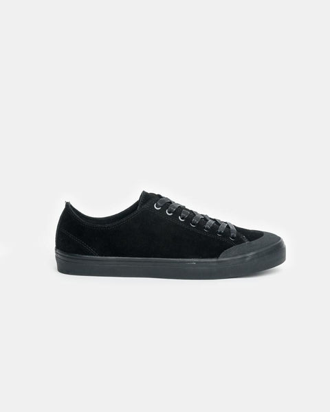 Suede Sneaker in Black by Erik Schedin at Mohawk General Store