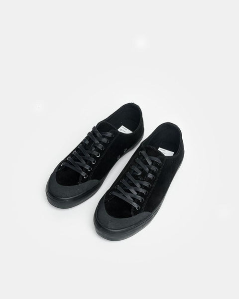 Suede Sneaker in Black by Erik Schedin at Mohawk General Store