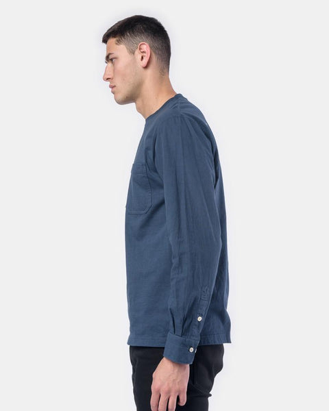 Garment Dye Shirt Sleeve T-Shirt in Navy by TS(S) at Mohawk General Store