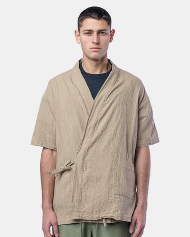 Onsen Cardigan in Beige by SMOCK Man at Mohawk General Store