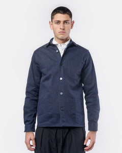 Overshirt Twill One in Navy by Schnayderman's at Mohawk General Store